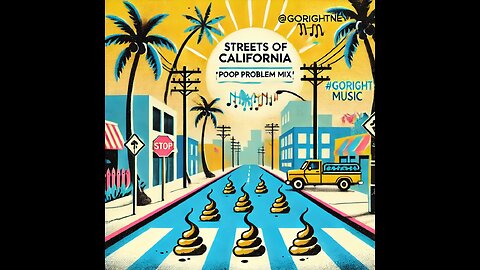 Streets of California (Poop Problem Mix) #GoRightNews Music #PeterBoykinSings