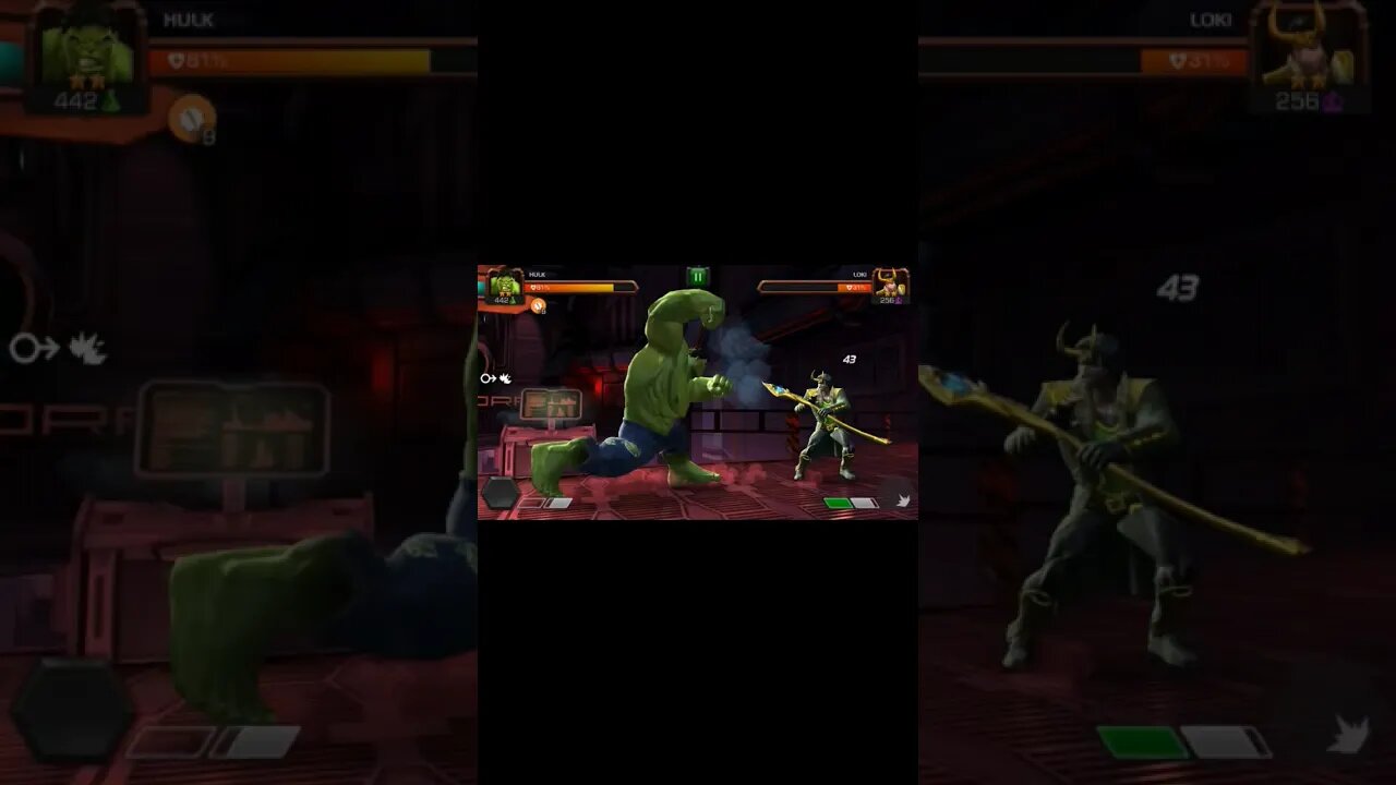 Hulk vs Loki | Marvel's Champions | #loki #hulk #hulkvsloki #gamingshorts #shorts