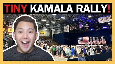 Kamala’s First TINY Rally Proves She Will BACKFIRE On Democrats!
