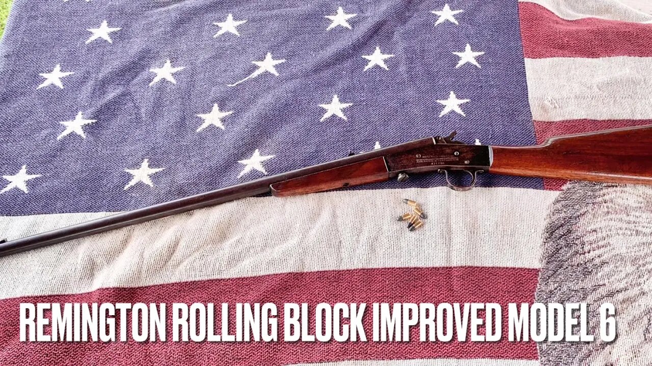 100+ year old Remington rolling block improved model 6 22 short long long rifle