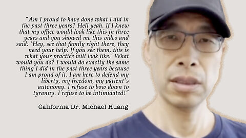 Doctor Put Out Of Business For Refusing To Bow To California's Tyrannical Medical Laws