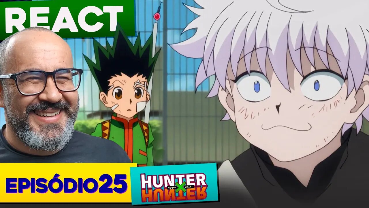 KILLUA É MEU FAVORITO!?! | React HUNTER X HUNTER episódio 25