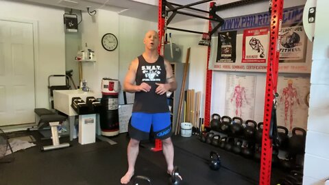 The Swing Rack Kettlebell movement