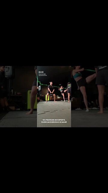 vai pratica um esporte