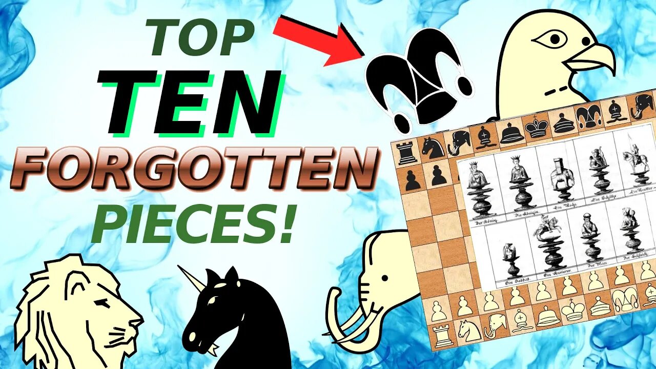 Top ten forgotten chess pieces of history!