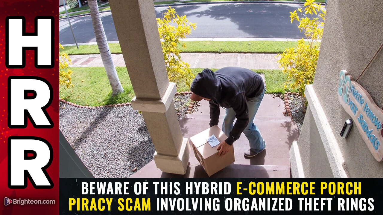 Beware of this hybrid e-commerce PORCH PIRACY SCAM involving organized theft rings