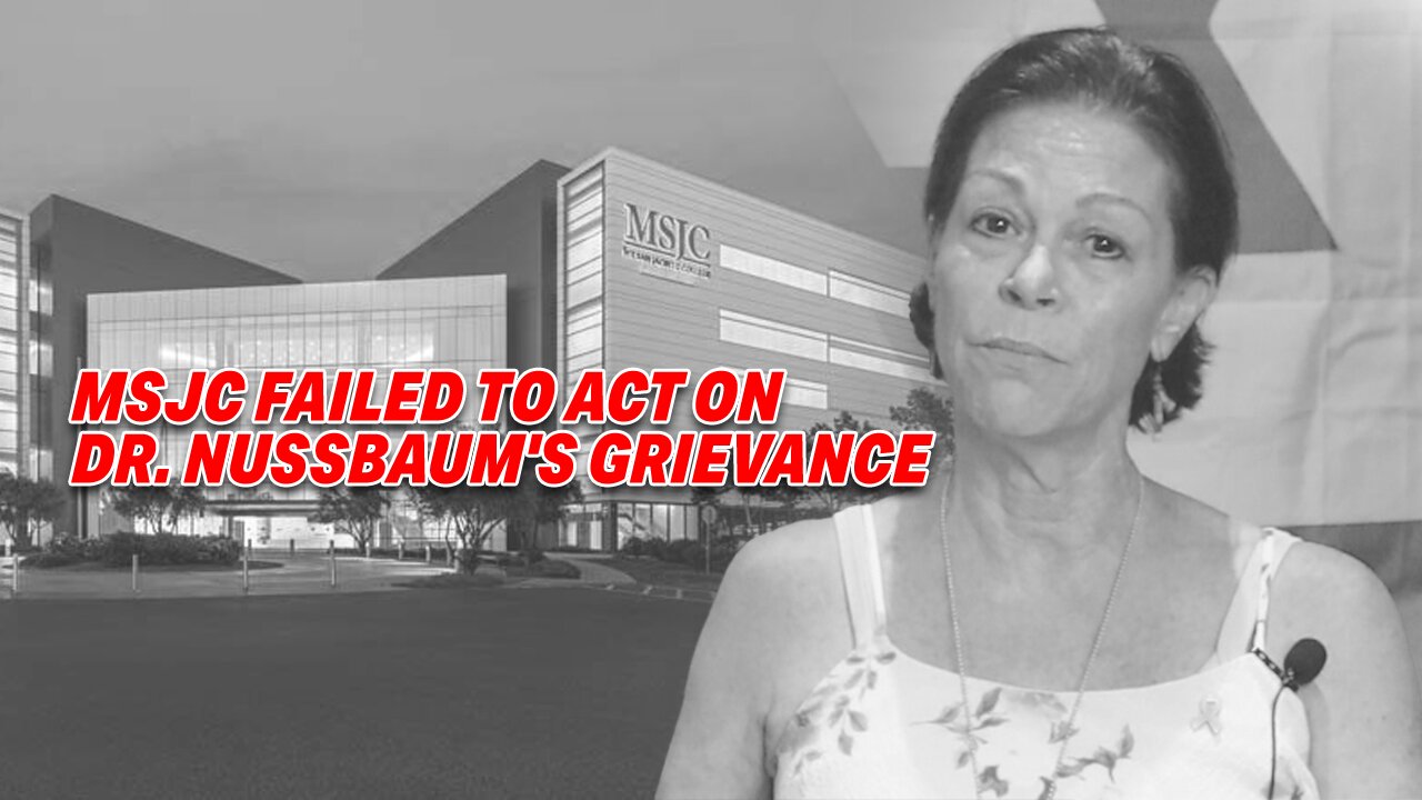 DR. DENISE NUSSBAUM REVEALS LACK OF SUPPORT AFTER ANTI-ZIONISM ATTACKS