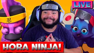 JUTSU ATIVADO!! Bora jogar pessoal! !loja ZOOBA: Jogo de Batalha Animal Live #11