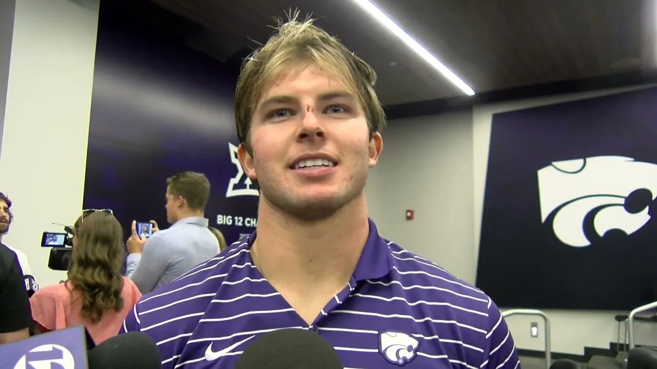 Kansas State Football | Austin Moore Postgame Interview | K-State 48, Oklahoma State 0