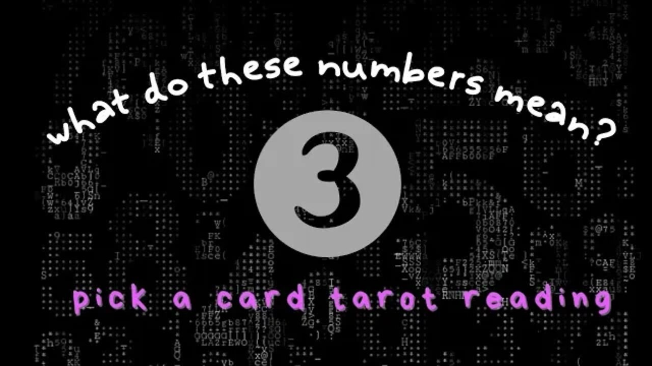 Master Numbers & Meaning Pick a Card Tarot Reading