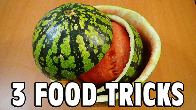 3 super cool food tricks to surprise your friends