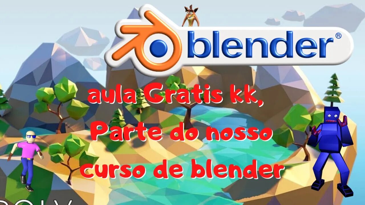 Como criar particulas com blender (aula do curso)