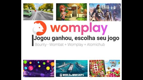 Bounty - Wombat - Womplay - Jogue e gere NFT fácil fácil