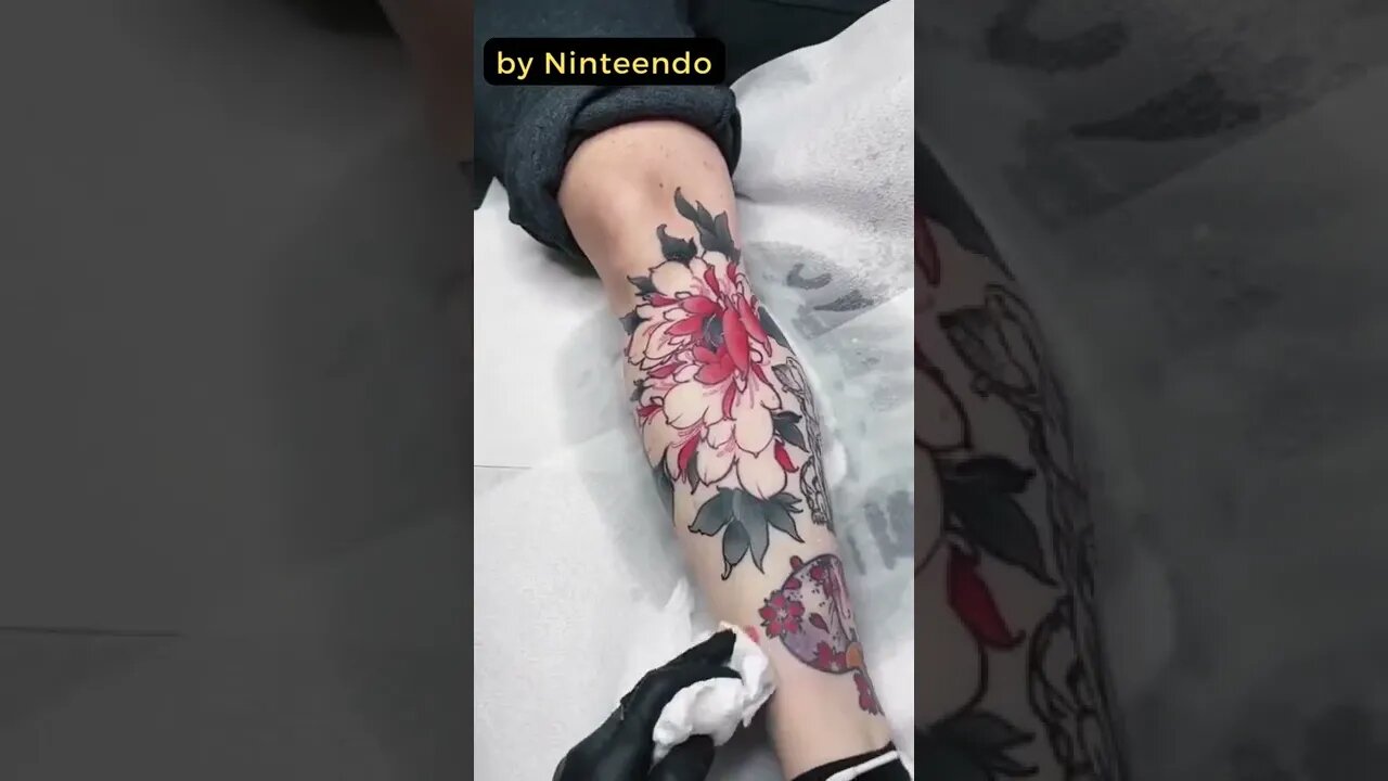 Stunning work by Ninteendo #shorts #tattoos #inked #youtubeshorts