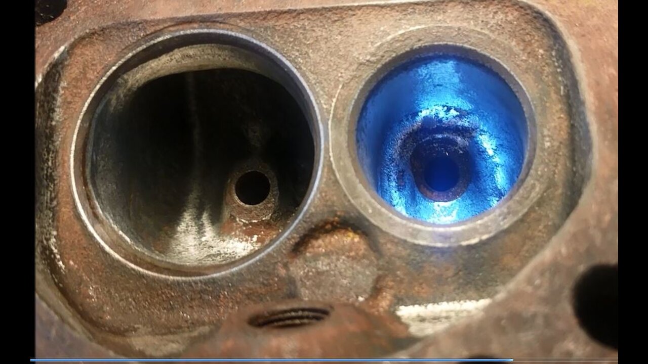 SBC Head Exhaust Port Mods