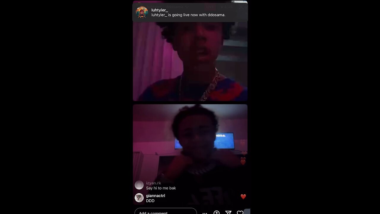 DDOSAMA X LUH TYLER INSTAGRAM LIVE: Dynamic DUO In The Studio Together Cooking Up Songs (05/24/23)