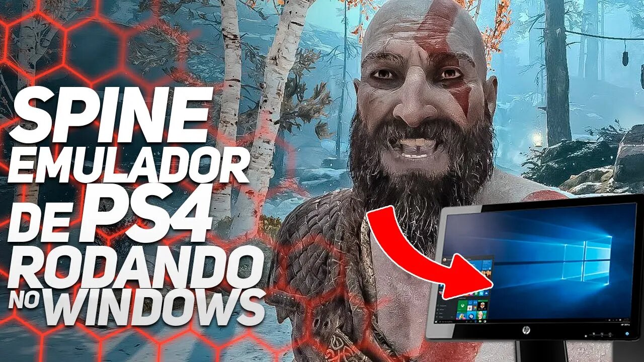 EMUL4D0R DE PS4, SPINE, JÁ RODA NO WINDOWS