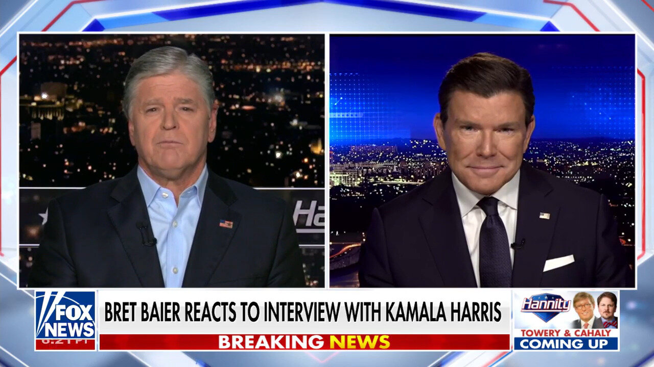 Bret Baier Gives An Inside Look At Interview With Kamala Harris