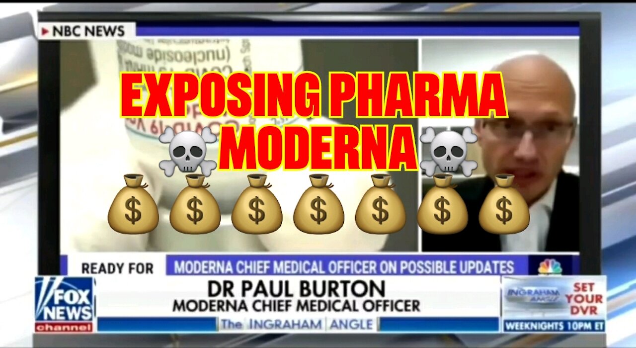 CAUGHT‼️Obviously MODERNA is only about 💰☠
