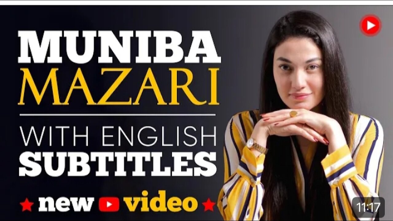 ENGLISH SPEECH | MUNIBA MAZARI : MOTIVATIONAL WORDS