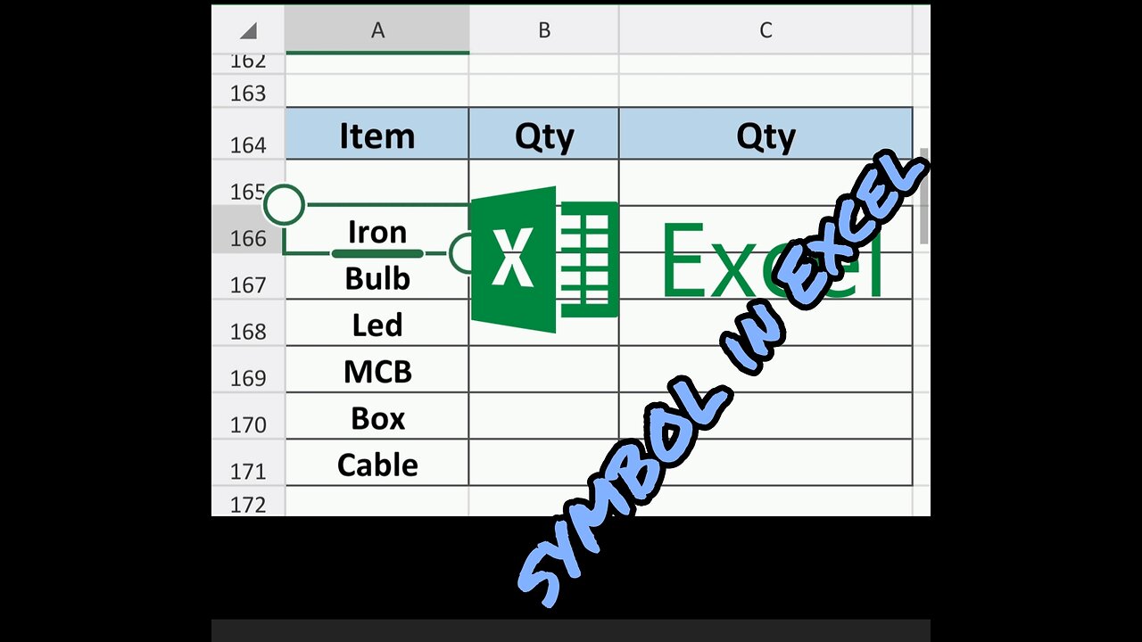 Symbol in Excel #symbol