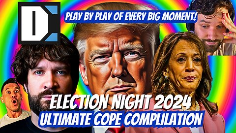 DESTINY 2024 Election COPE Reaction Compilation: Donald Trump Vs Kamala Harris DGG