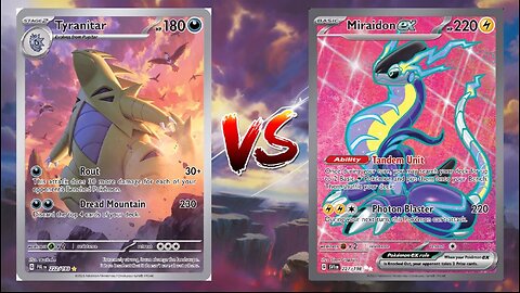 Pokemon TCG Live Tyranitar VS Raikou V Miraidon EX!!