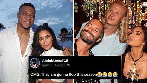 kim kardashian Meet Mbappe & Haaland