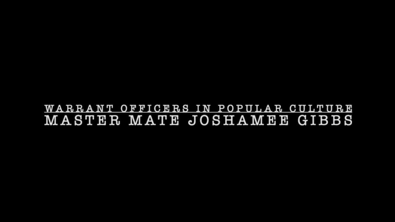 Warrant Officers In Popular Culture: Joshamee Gibbs