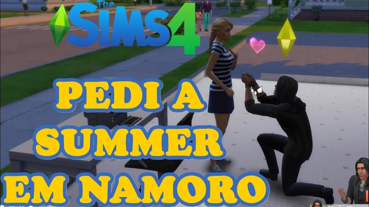 PEDI A SUMMER EM NAMORO SERÁ QUE ELA ACEITOU ? - THE SIMS 4