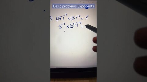 Problem using laws of exponents #algebra #youtubeshorts #mathtrick #prealgebra #satmath#youtube#math