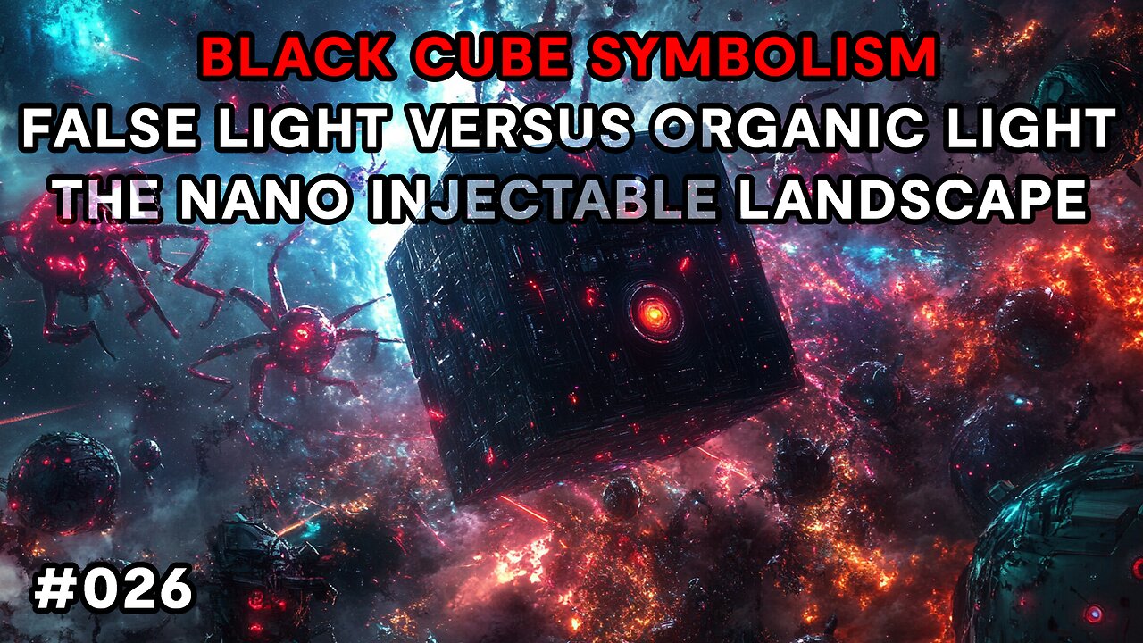 Black Cube Symbolism, False Light Versus Organic Light, and The Nano Injectable Landscape