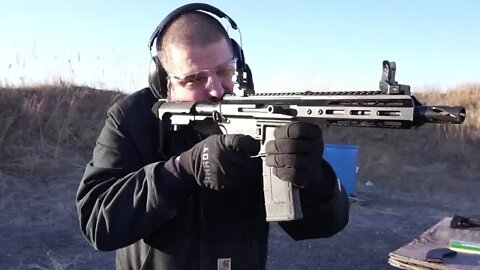 Initial range test of the Bear Creek Arsenal 7.5" Side Charging 300 BLK and 7.62x39 uppers!