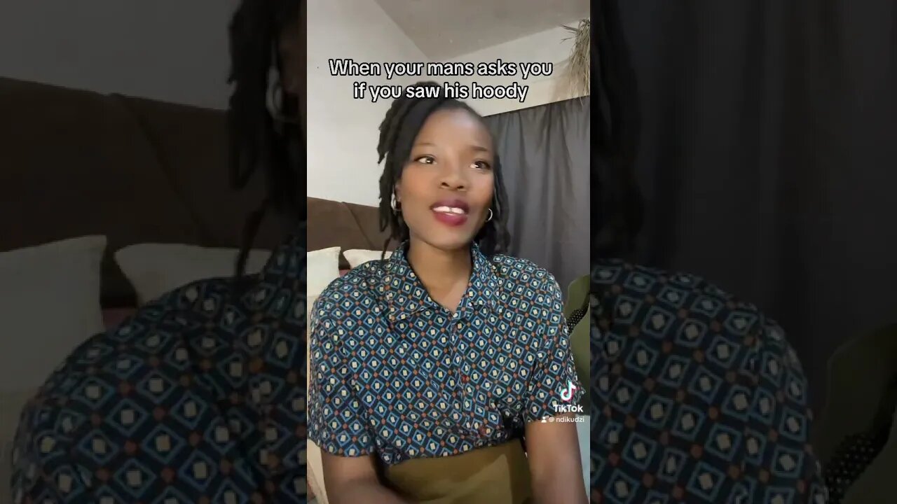 Where’s my man’s hoody???! #lipsync #ndikudzi #actingchallenge