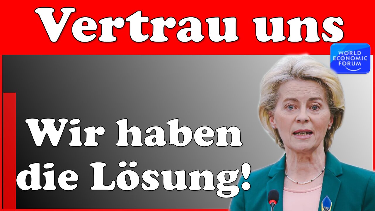 Ursula von der Leyen: Was ist die größte Sorge der Geschäftswelt für die nächsten zwei Jahre? WEF