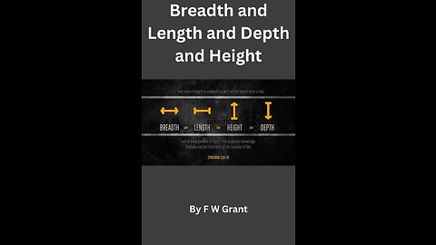 Breadth and Length and Depth and Height, By F W Grant