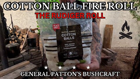 COTTON BALL FIRE ROLL