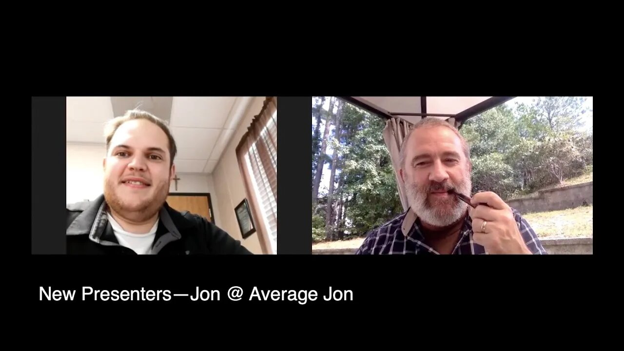 New Presenters—Jon @ Average Jon