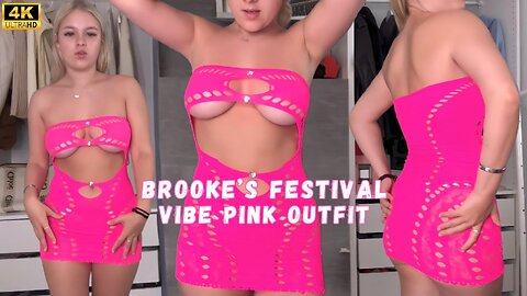 Woo Hoo! Brookes Festival Vibe Fun Hot Pink Outfit 4K HD