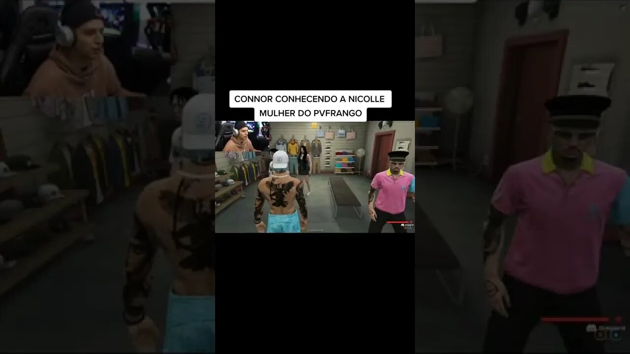 CONNOR CONHECENDO A NICOLLE MULHER DO PVFRANGO #pvfrango #loudcoringa