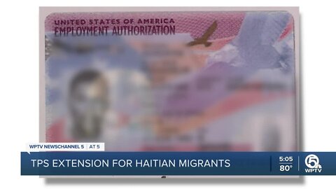 US says it will extend temporary status for Haitians