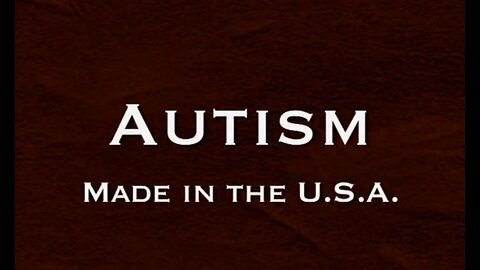 AUTISMO MADE IN USA