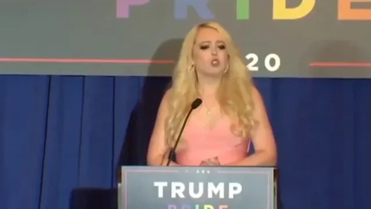 Tiffany Trump rally for Trump at Trump Pride event in Tampa