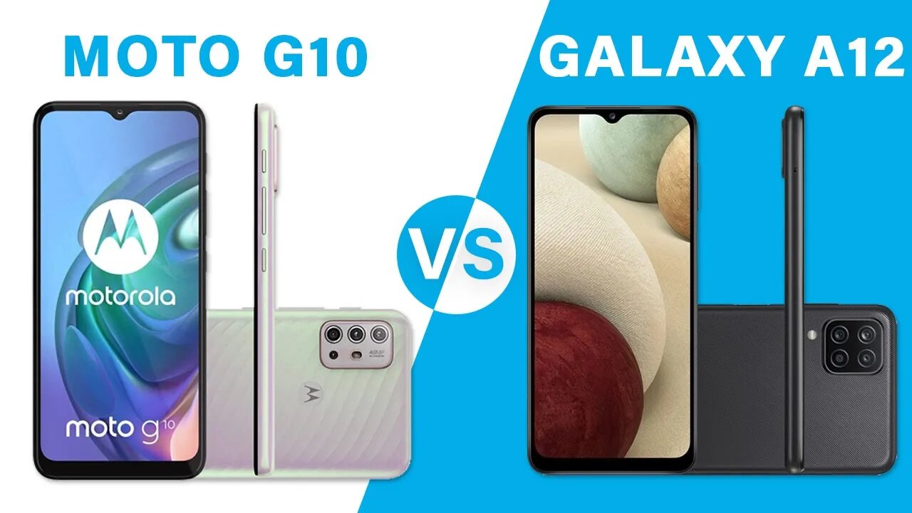 Moto G10 vs Galaxy A12: qual intermediário barato vale mais a pena?