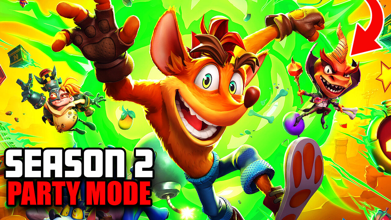 🔴 LIVE CRASH TEAM RUMBLE SEASON 2 💥 NEW HERO RIPTO & NEW CO-OP PARTY MODE 🔋