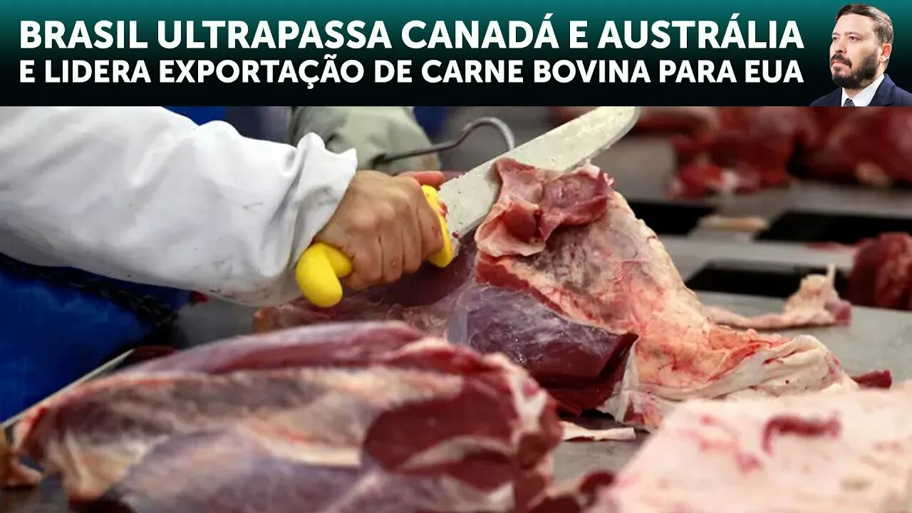 Brasil ultrapassa Canadá e Austrália e lidera exportação de carne bovina para EUA