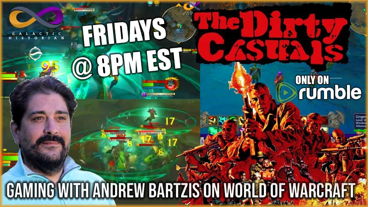 Friday Night gaming! Andrew Bartzis & the Dirty Casuals! Vegan Mafia & boosting alts #wow