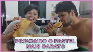 PEDIMOS O PASTEL MAIS BARATO DO APLICATIVO - SERÁ QUE FOI UMA BOA IDEIA?