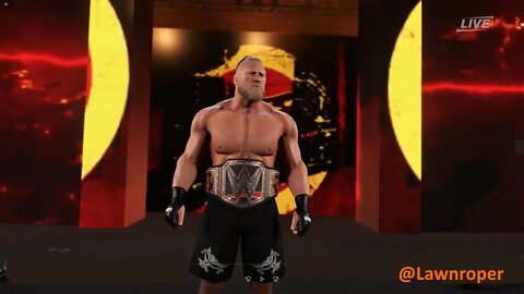 WWE 2k22 Brock Lesnar Entrance