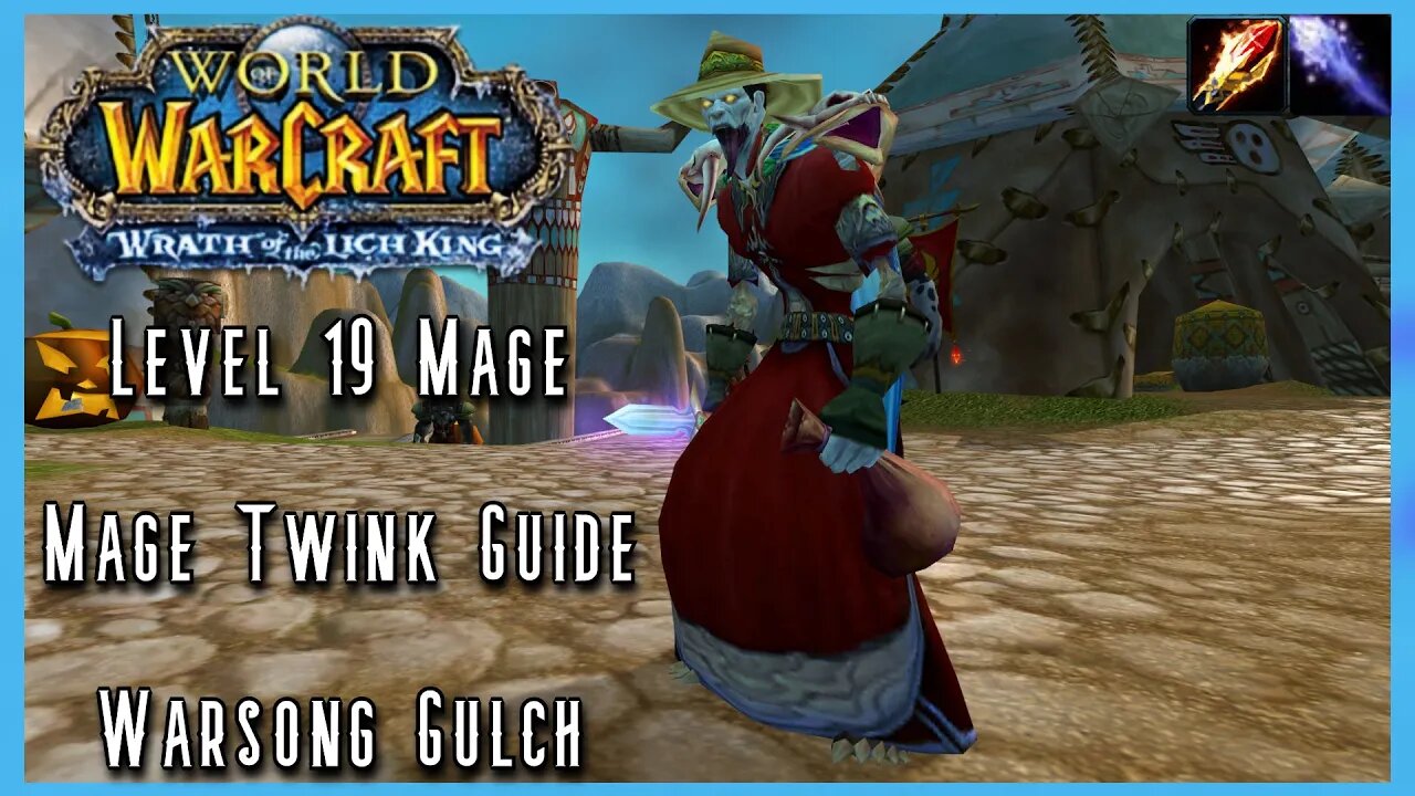 WoW WotLK Classic PvP: LEVEL 19 TWINK MAGE GUIDE (Frost Mage) Level 19 Twink PvP - SPP